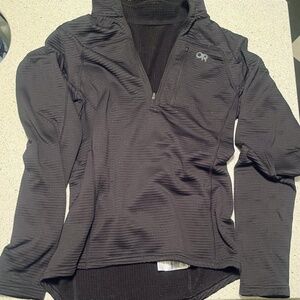Outdoor Research Vigor Grid Fleece Half Zip Men’s Small Black